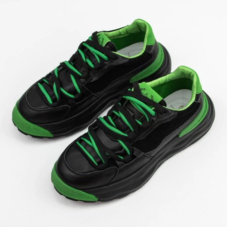 Pantofi Sport Barbati 6636 Verde » meishop.life