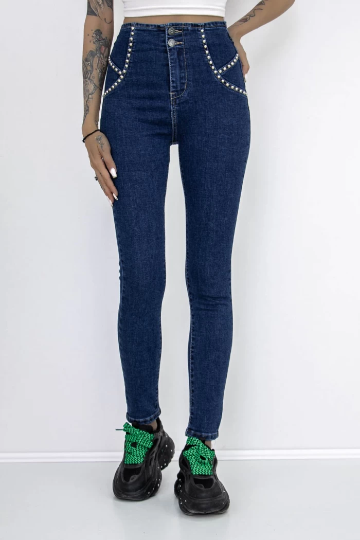 Blugi Dama HW-60 Albastru » meishop.life