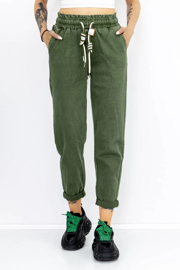 Blugi Dama SL970-5 Verde » meishop.life