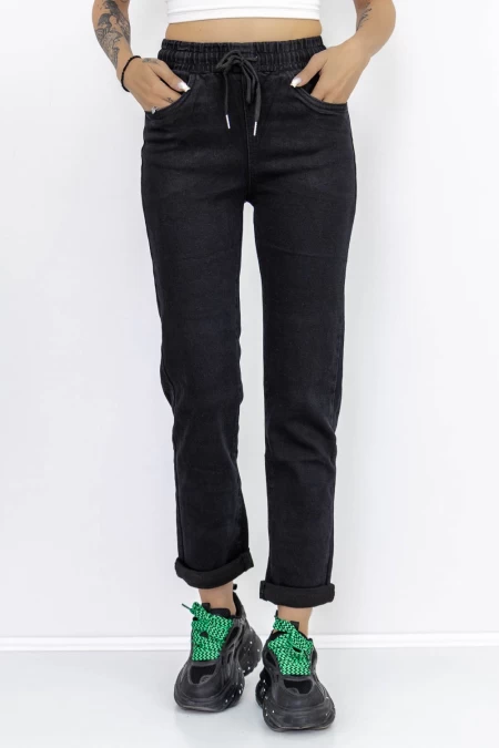Blugi Dama SL878 Negru » meishop.life