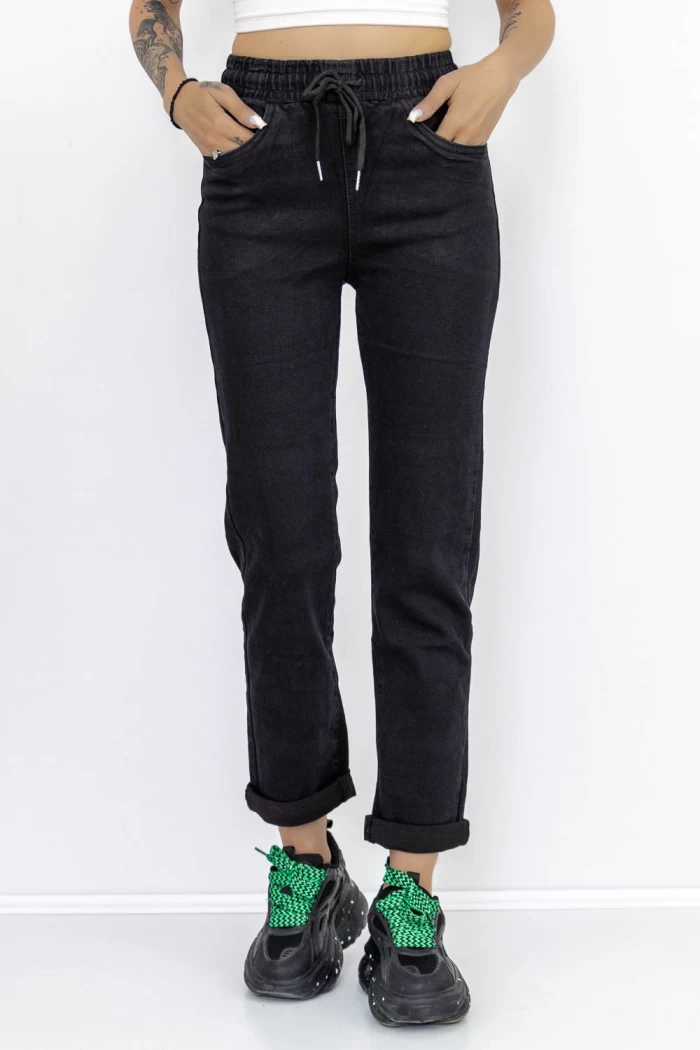 Blugi Dama SL878 Negru » meishop.life
