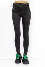 Blugi Dama A7908-3 Negru » meishop.life