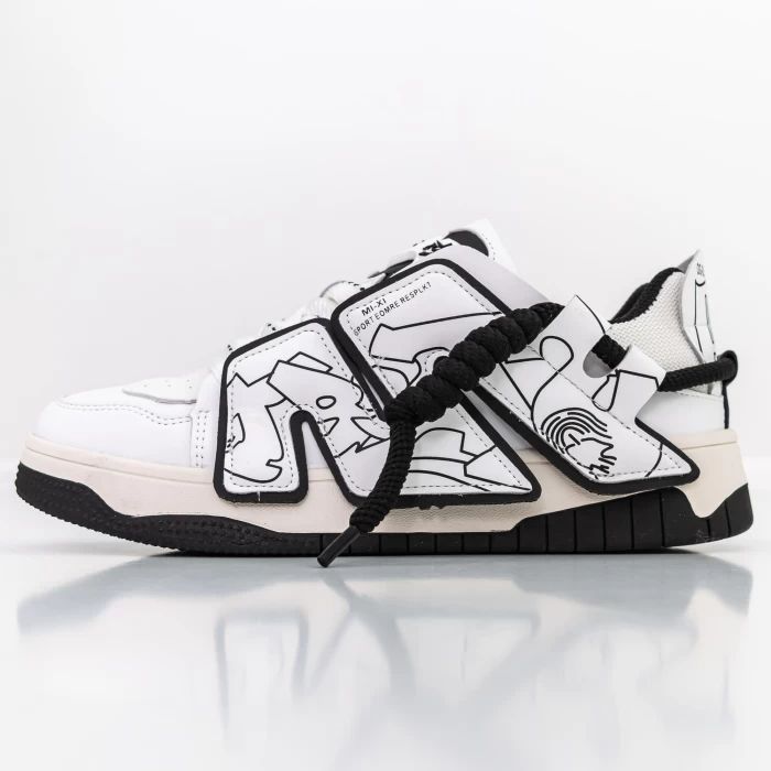 Pantofi Sport Barbati 3WL38 Alb » meishop.life