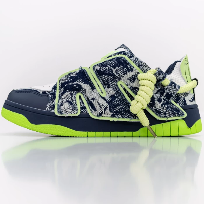 Pantofi Sport Barbati 3WL38 Verde » meishop.life