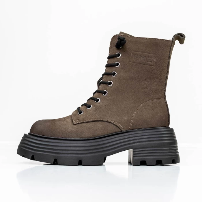 Ghete Dama cu Platforma 2301 Gri » meishop.life