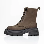 Ghete Dama cu Platforma 2301 Gri » meishop.life