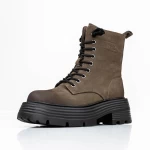 Ghete Dama cu Platforma 2301 Gri » meishop.life
