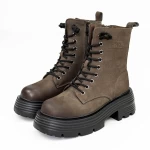 Ghete Dama cu Platforma 2301 Gri » meishop.life