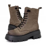 Ghete Dama cu Platforma 2301 Gri » meishop.life