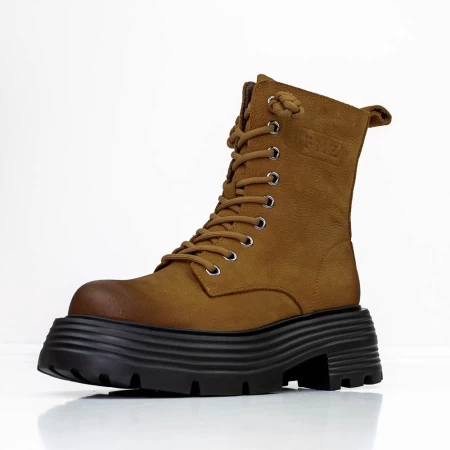 Ghete Dama cu Platforma 2301 Galben » meishop.life