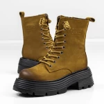 Ghete Dama cu Platforma 2301 Galben » meishop.life