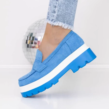 Pantofi Casual Dama 3LE20 Albastru » meishop.life