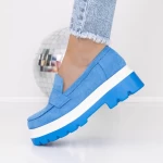 Pantofi Casual Dama 3LE20 Albastru » meishop.life