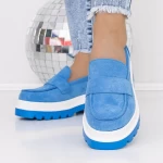 Pantofi Casual Dama 3LE20 Albastru » meishop.life
