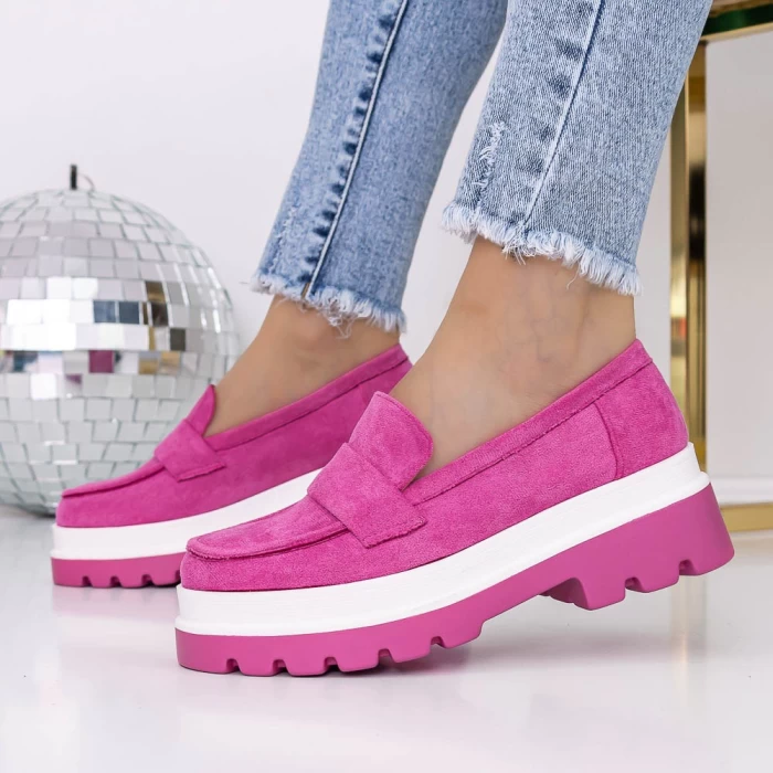 Pantofi Casual Dama 3LE20 Roz » meishop.life