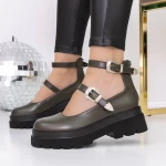 Pantofi Casual Dama 3LE22 Verde » meishop.life