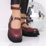 Pantofi Casual Dama 3LE22 Visiniu » meishop.life