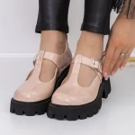 Pantofi Casual Dama 3LE21 Bej » meishop.life
