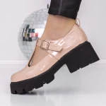 Pantofi Casual Dama 3LE21 Bej » meishop.life