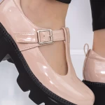 Pantofi Casual Dama 3LE21 Bej » meishop.life