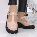 Pantofi Casual Dama 3LE21 Bej » meishop.life