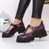 Pantofi Casual Dama 3LE21 Visiniu Mei