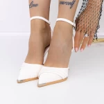 Pantofi Stiletto 3DC28 Bej » meishop.life