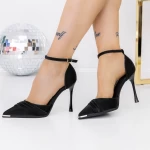 Pantofi Stiletto 3DC28 Negru » meishop.life
