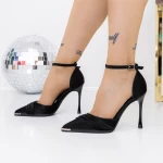Pantofi Stiletto 3DC28 Negru » meishop.life