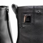 Botine Dama cu toc gros K5826-5049A Negru » meishop.life
