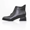 Botine Dama cu toc gros K21698-3A Negru Jose Simon