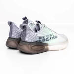 Pantofi Sport Barbati 3S6 Gri-Verde » meishop.life