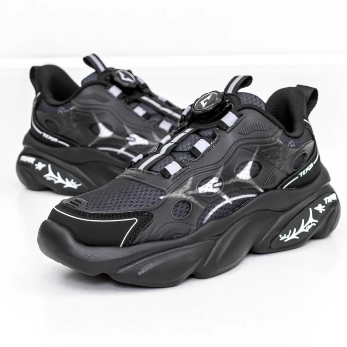 Pantofi Sport Barbati 3J6 Negru » meishop.life