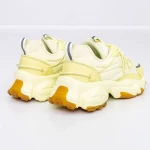 Pantofi Sport Barbati 3J8 Galben » meishop.life