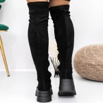 Cizme Dama 3WL56 Negru » meishop.life