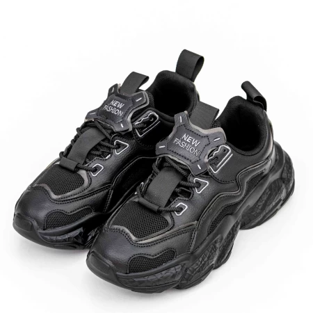 Pantofi Sport Barbati 3S7 Negru » meishop.life