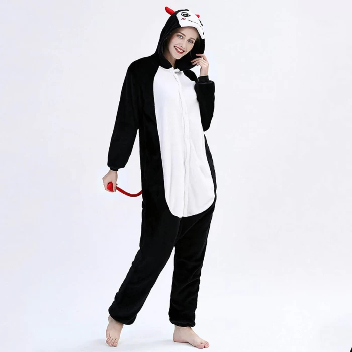 Pijama, salopeta dintr-o bucata din microfibra GALA21-... » meishop.life