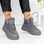 Ghete Dama 3B17 Gri » meishop.life