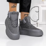 Ghete Dama 3B17 Gri » meishop.life