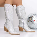 Ciocate Dama 3ZW10 Argintiu » meishop.life