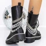 Ghete Dama 3ZW11 Negru » meishop.life