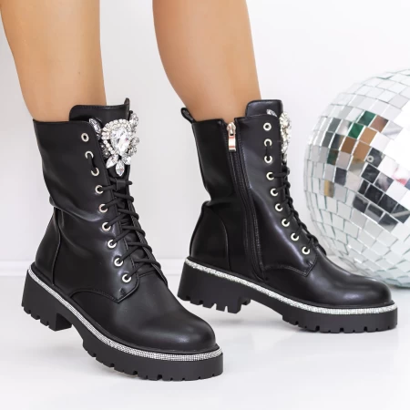 Ghete Dama 3ZW12 Negru » meishop.life