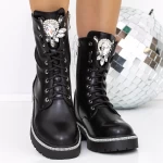 Ghete Dama 3ZW12 Negru » meishop.life