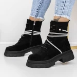 Ghete Dama 3MX19 Negru » meishop.life