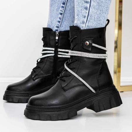 Ghete Dama 3MX19 Negru » meishop.life