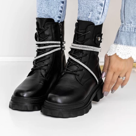 Ghete Dama 3MX19 Negru » meishop.life