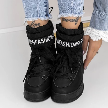 Ghete Dama 3YKQ10 Negru » meishop.life