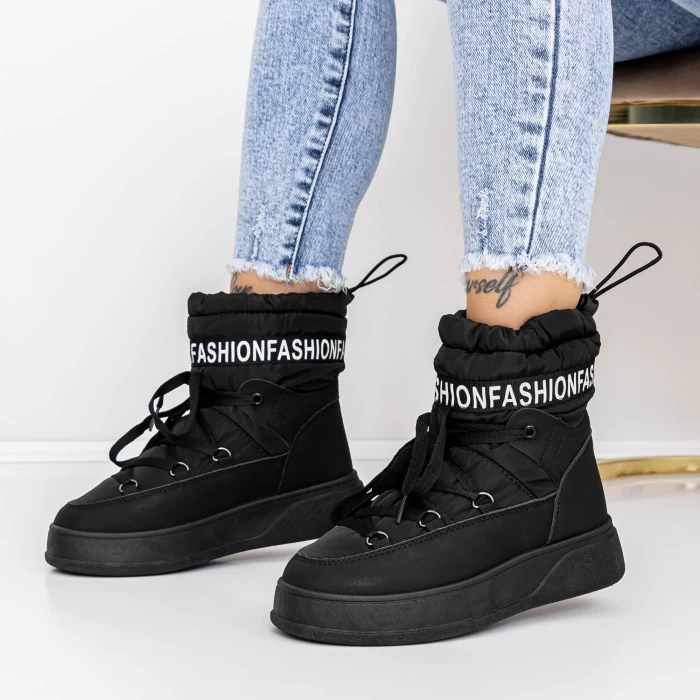 Ghete Dama 3YKQ10 Negru » meishop.life