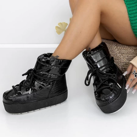 Ghete Dama 3LT5 Negru » meishop.life