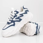 Pantofi Sport Barbati 3SZ17 Albastru deschis » meishop.life